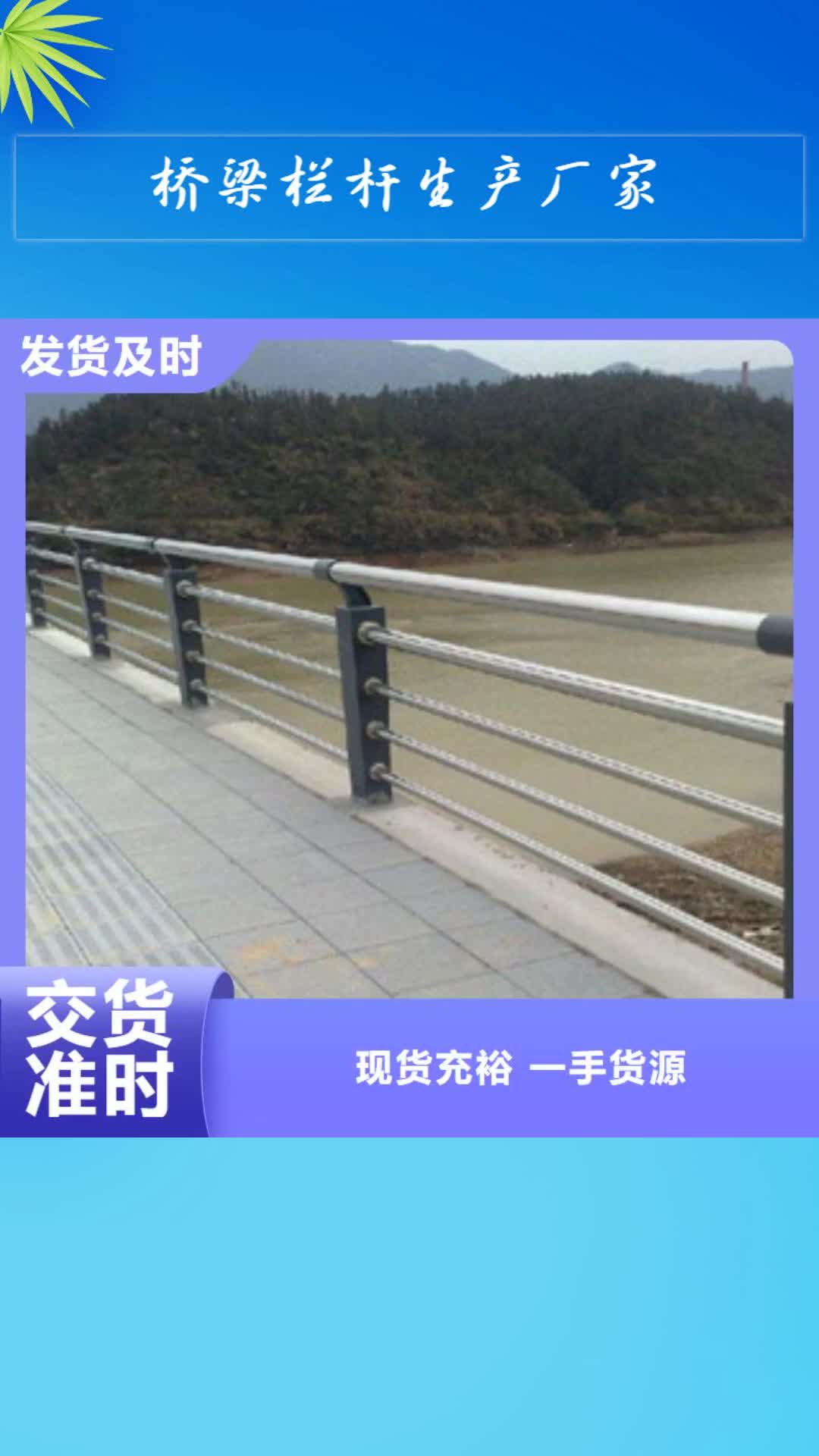 【亳州 桥梁栏杆生产厂家桥梁护栏来图定制】